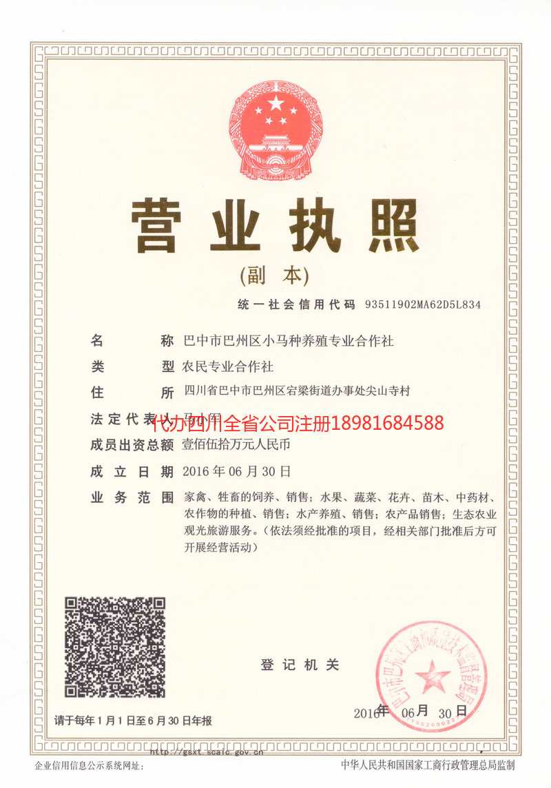 兴宁兴宁小马种养殖专业合作社